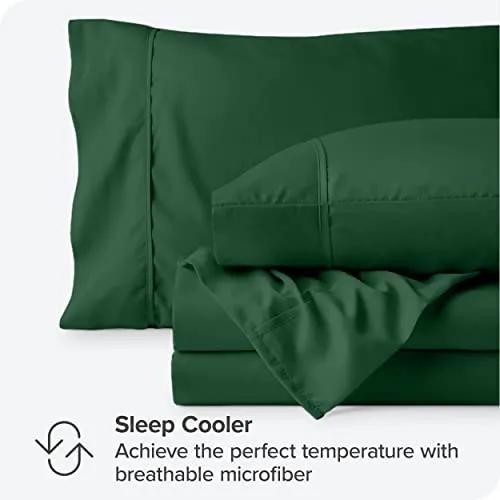 Bare Home Full Sheet Set - 1800 Ultra-Soft Microfiber Full Bed Sheets -