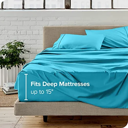 Bare Home Full Sheet Set - 1800 Ultra-Soft Microfiber Full Bed Sheets -