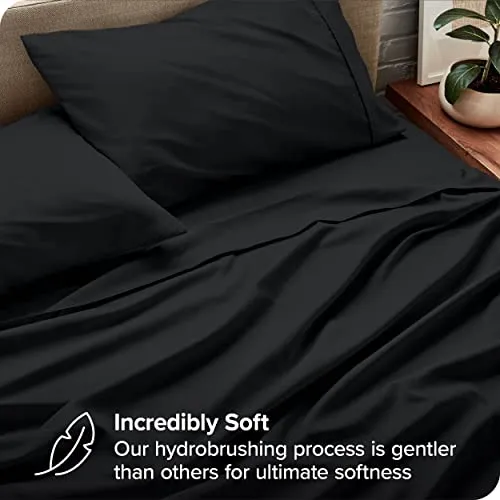 Bare Home Full Sheet Set - 1800 Ultra-Soft Microfiber Full Bed Sheets -
