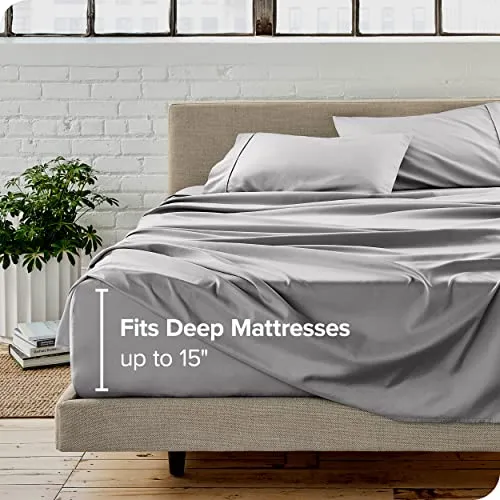 Bare Home Full Sheet Set - 1800 Ultra-Soft Microfiber Full Bed Sheets -
