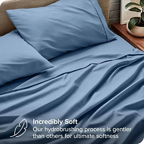 Bare Home Full Sheet Set - 1800 Ultra-Soft Microfiber Full Bed Sheets -