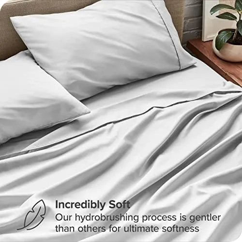 Bare Home Full Sheet Set - 1800 Ultra-Soft Microfiber Full Bed Sheets -
