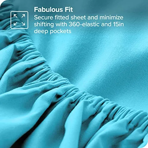 Bare Home Full Sheet Set - 1800 Ultra-Soft Microfiber Full Bed Sheets -