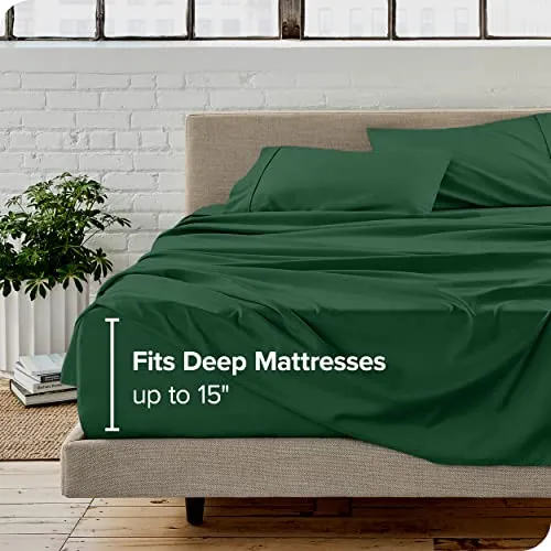 Bare Home Full Sheet Set - 1800 Ultra-Soft Microfiber Full Bed Sheets -