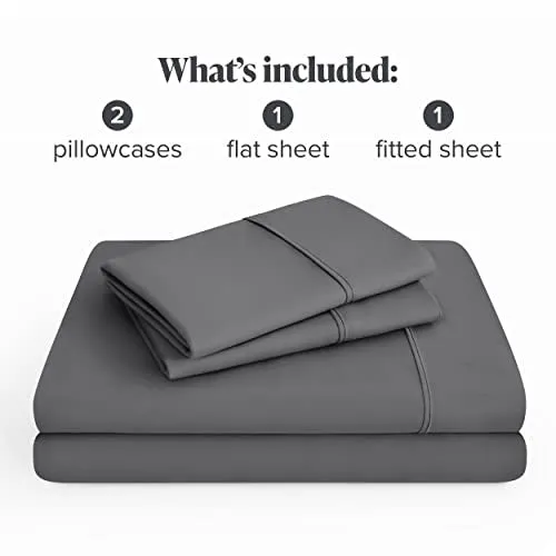 Bare Home Full Sheet Set - 1800 Ultra-Soft Microfiber Full Bed Sheets -