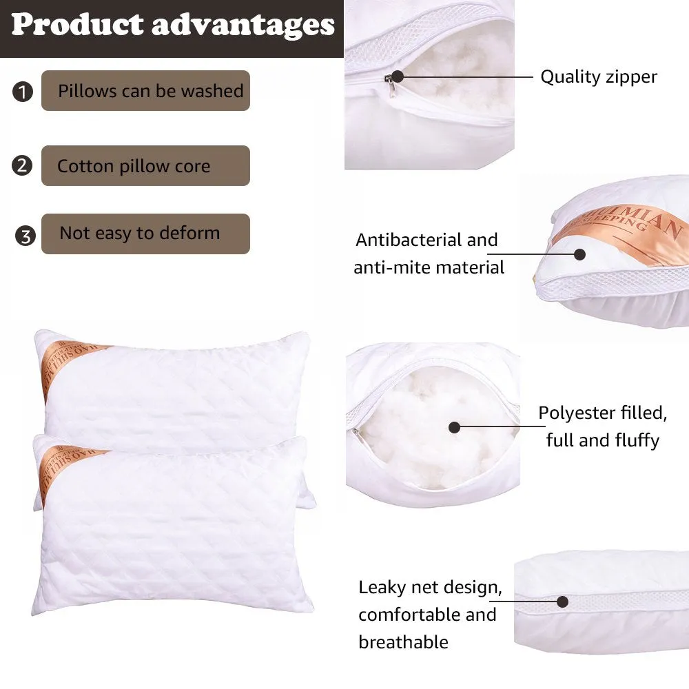 Bed Pillow for Sleeping Queen Size Hotel Collection Pillows