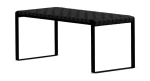Bent Hansen Plaited Bench, Core Leather/Black