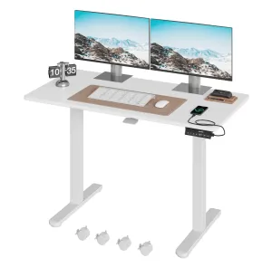 Bestier 47 Inch Retangular Flip Sit to Stand Desk