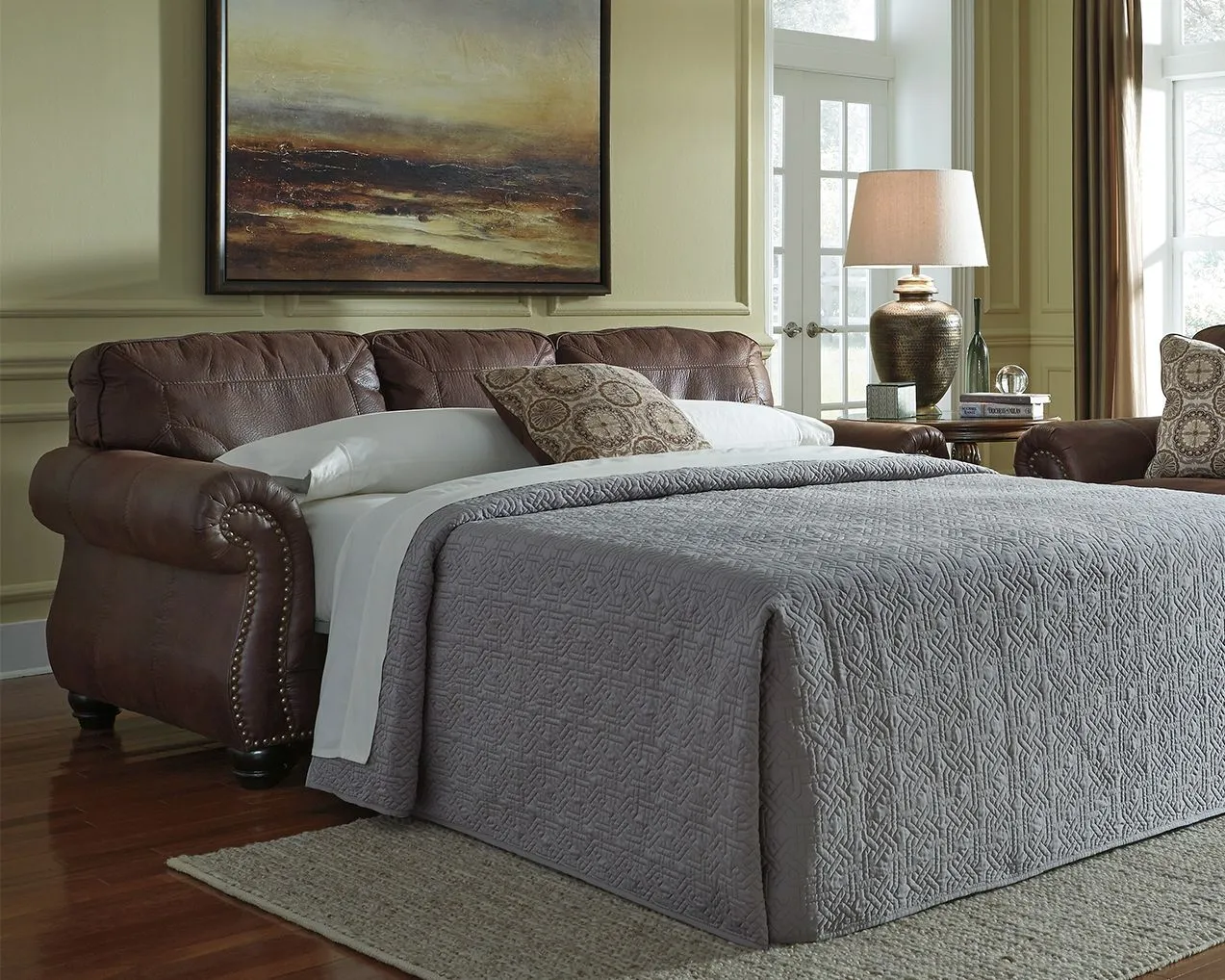 Breville - Espresso - Queen Sofa Sleeper
