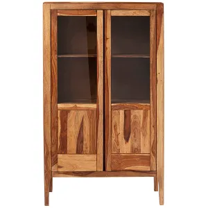 Brooklyn Nature Sheesham Wood Display Cabinet