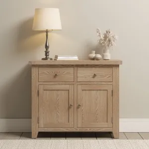 Burford 2 Door 2 Drawers Sideboard in Natural Oak
