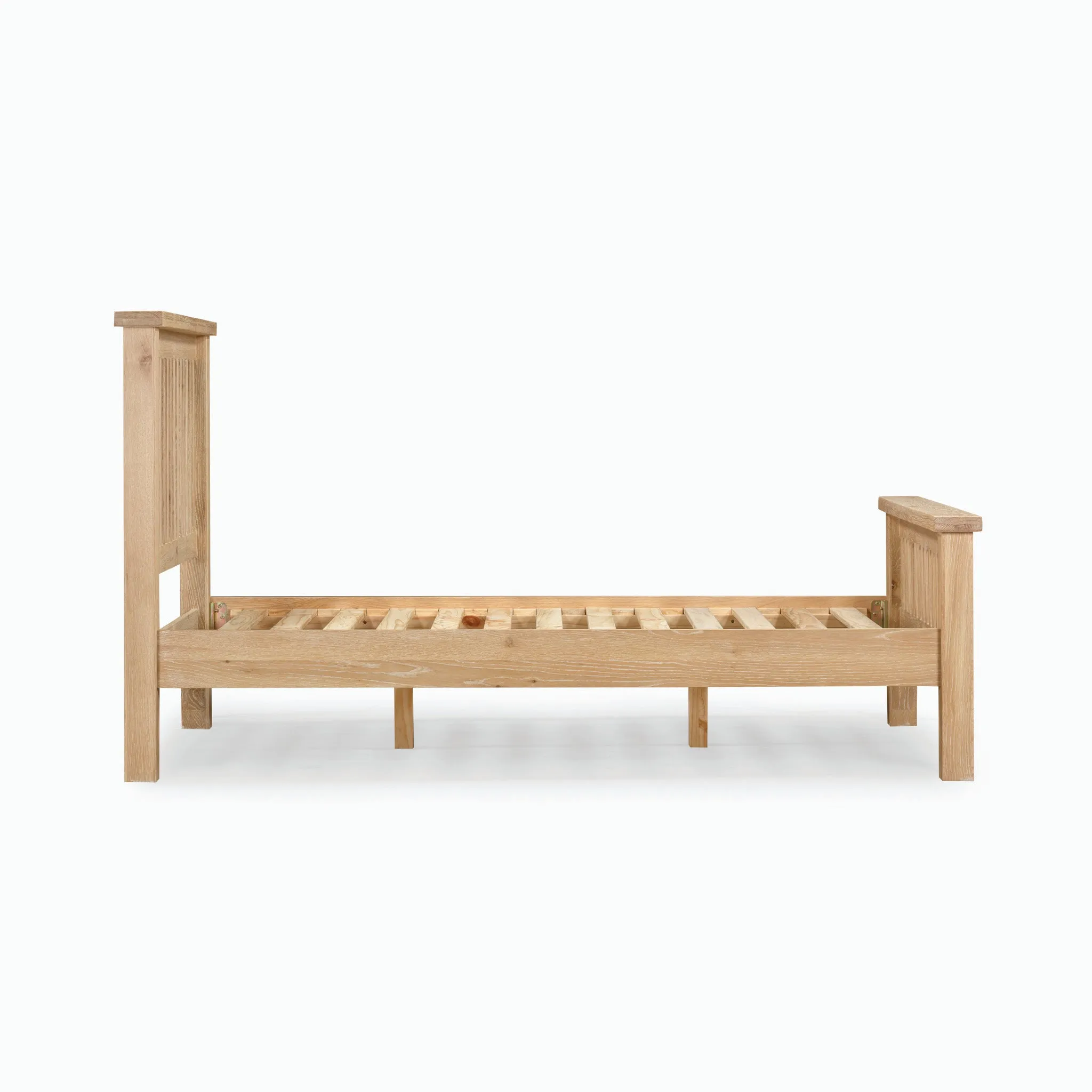 Burford 4ft 6" High-End Double Bed Frame in Natural Oak