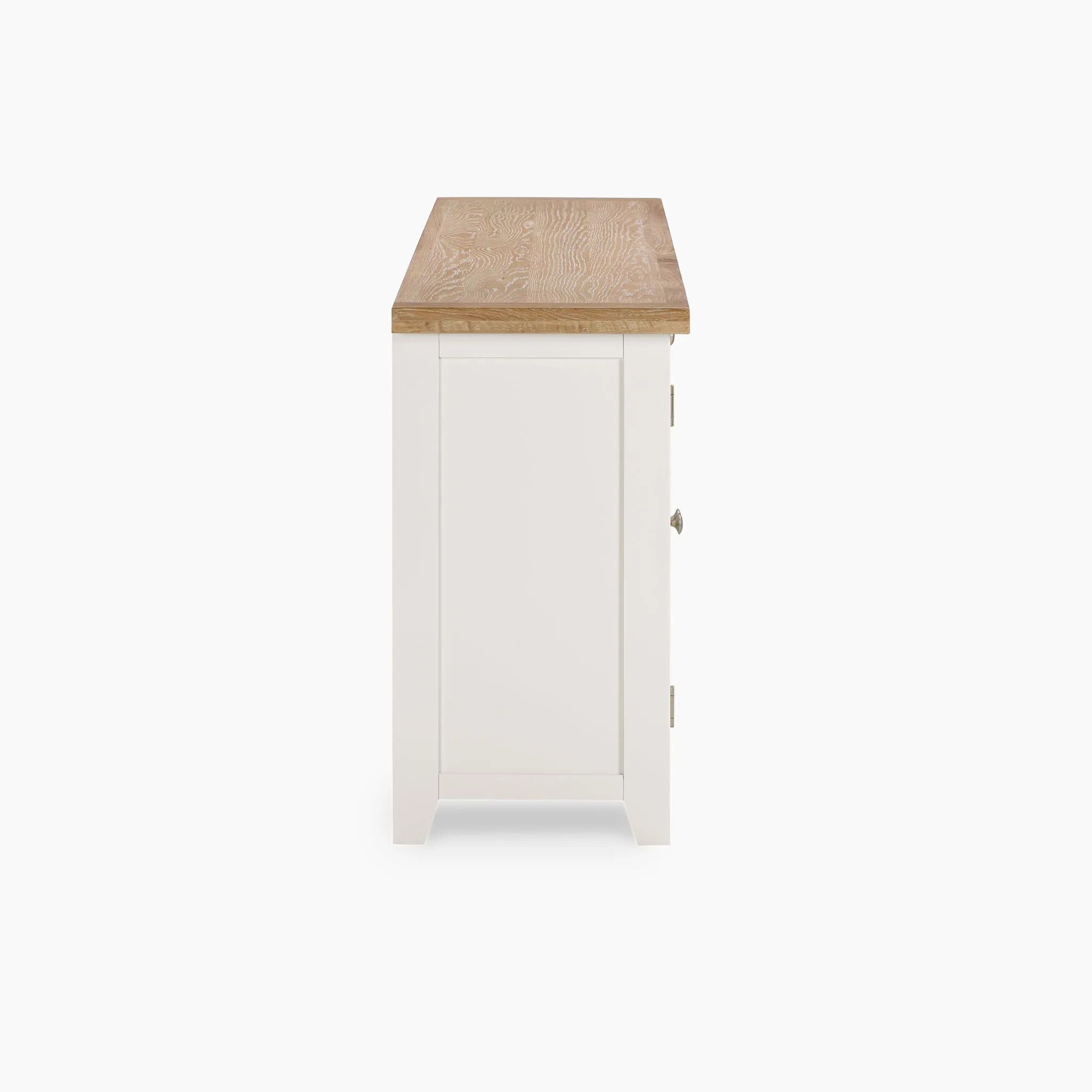Burford Grand Sideboard with Wine Rack in Warm White