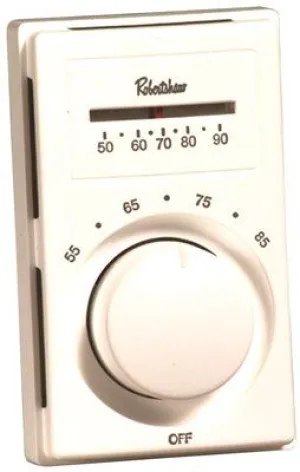 Cadet M602A Double-Pole Single-Throw Line Voltage Thermostat Almond