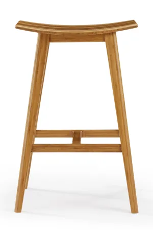 Caramelized Bamboo Counter Stools (2) | Greenington Tigris