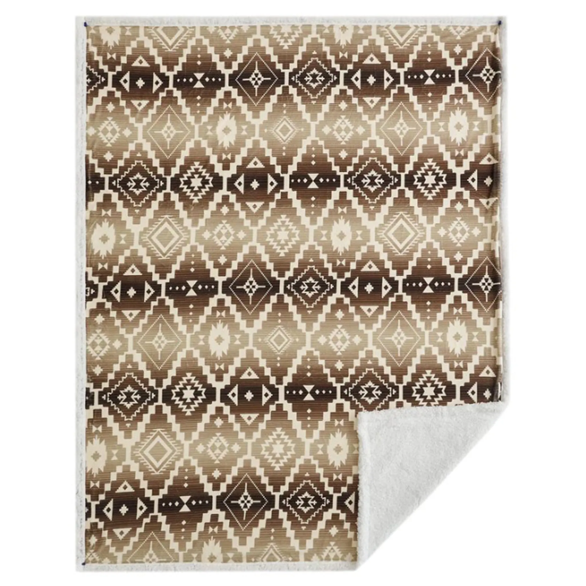 Chalet Campfire Sherpa Throw