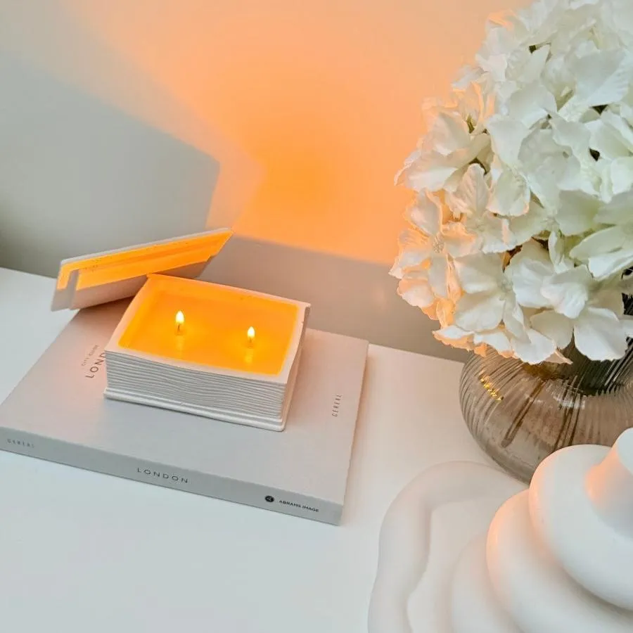CHAPTERS OF LIGHT Artisan Book Candle