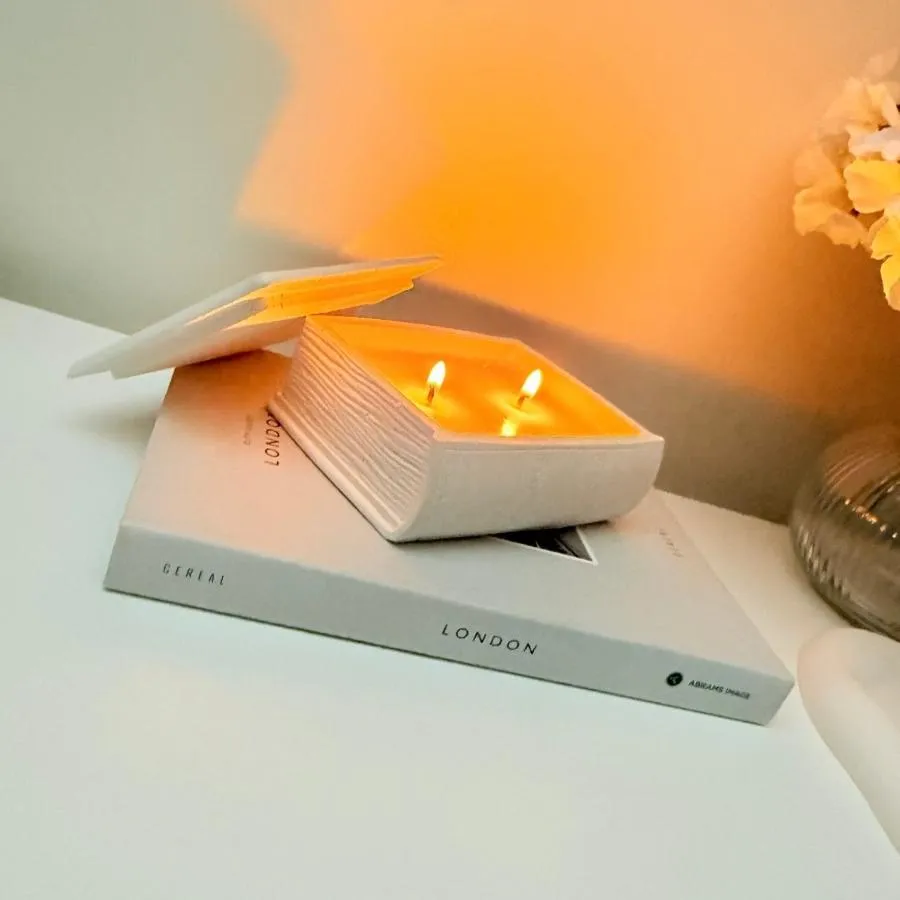 CHAPTERS OF LIGHT Artisan Book Candle