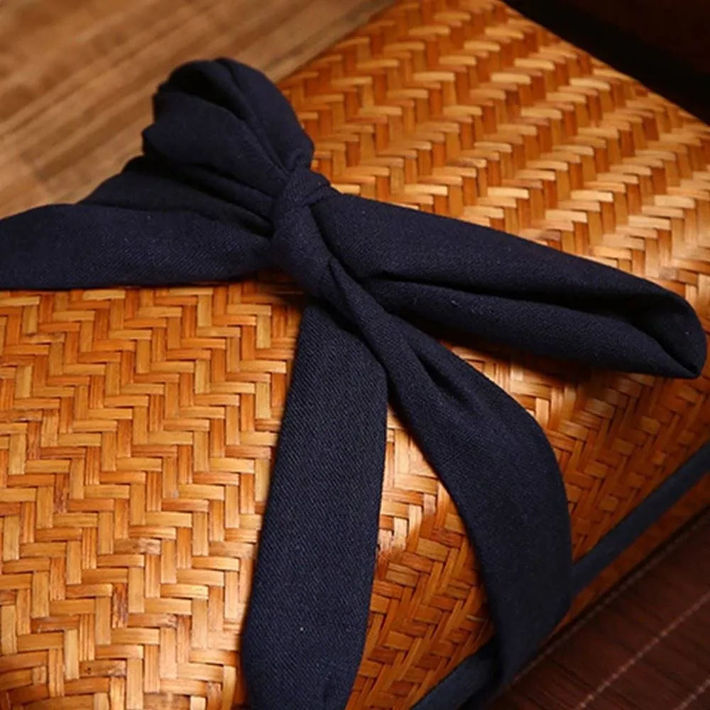 Chic Bamboo Retro Storage Box - Handcrafted Bamboo Collection Case