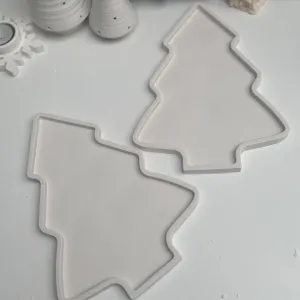 Christmas Tree Handcrafted Stone Serving Tray for Festive Home Decor