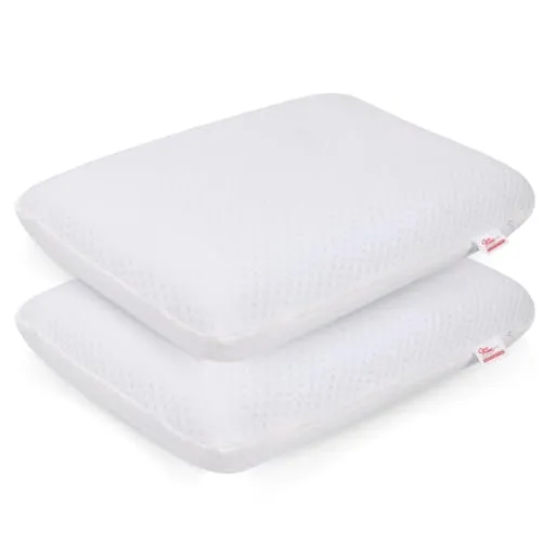 COCOFOAM Orthopedic Gel Infused Ventilated Memory Pillow (Pack of 1 Pillow, White)
