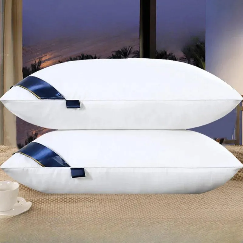 Cooling bed pillow for sleep, luxury hotel quality 3D microfiber