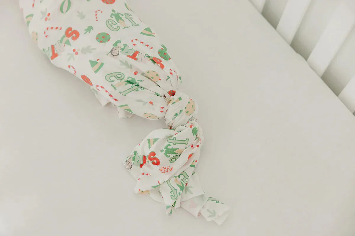 Copper Pearl Knit Swaddle Blanket | Elf