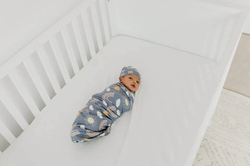 Copper Pearl Knit Swaddle Blanket | Hope