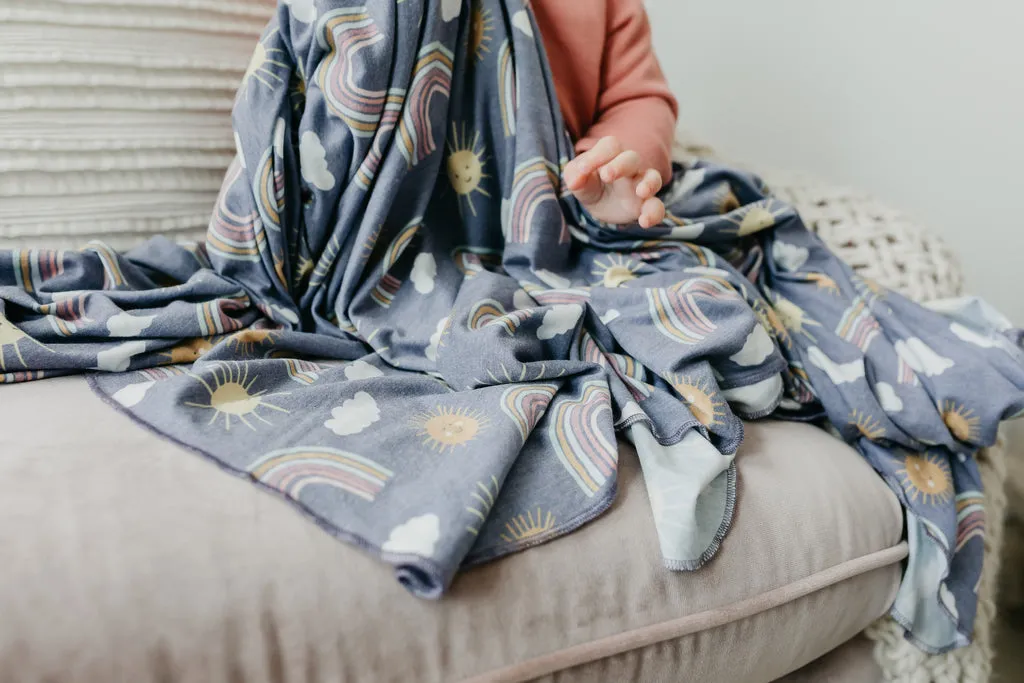 Copper Pearl Knit Swaddle Blanket | Hope