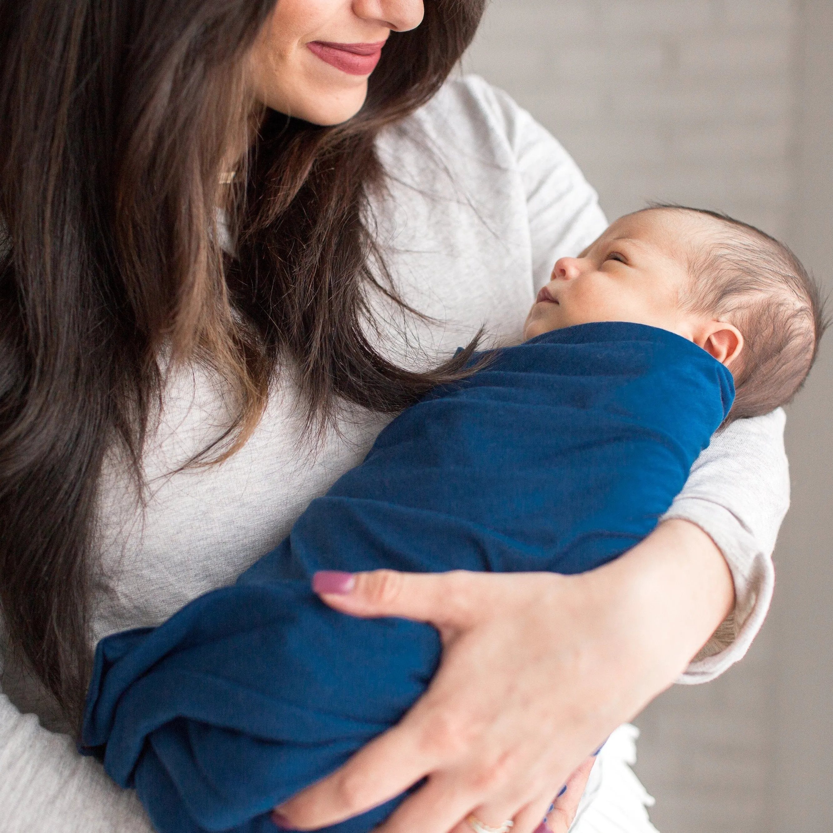 Copper Pearl Knit Swaddle Blanket | River