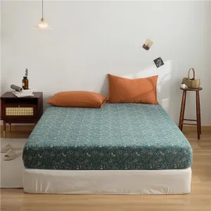 Cotton Floral Fitted Sheet