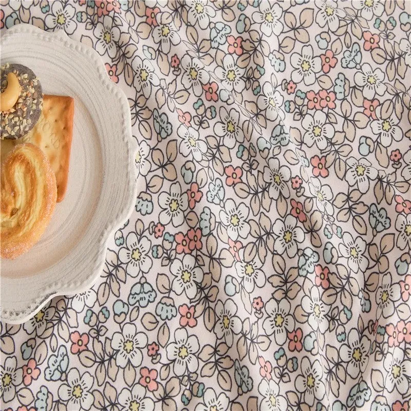 Cotton Floral Fitted Sheet
