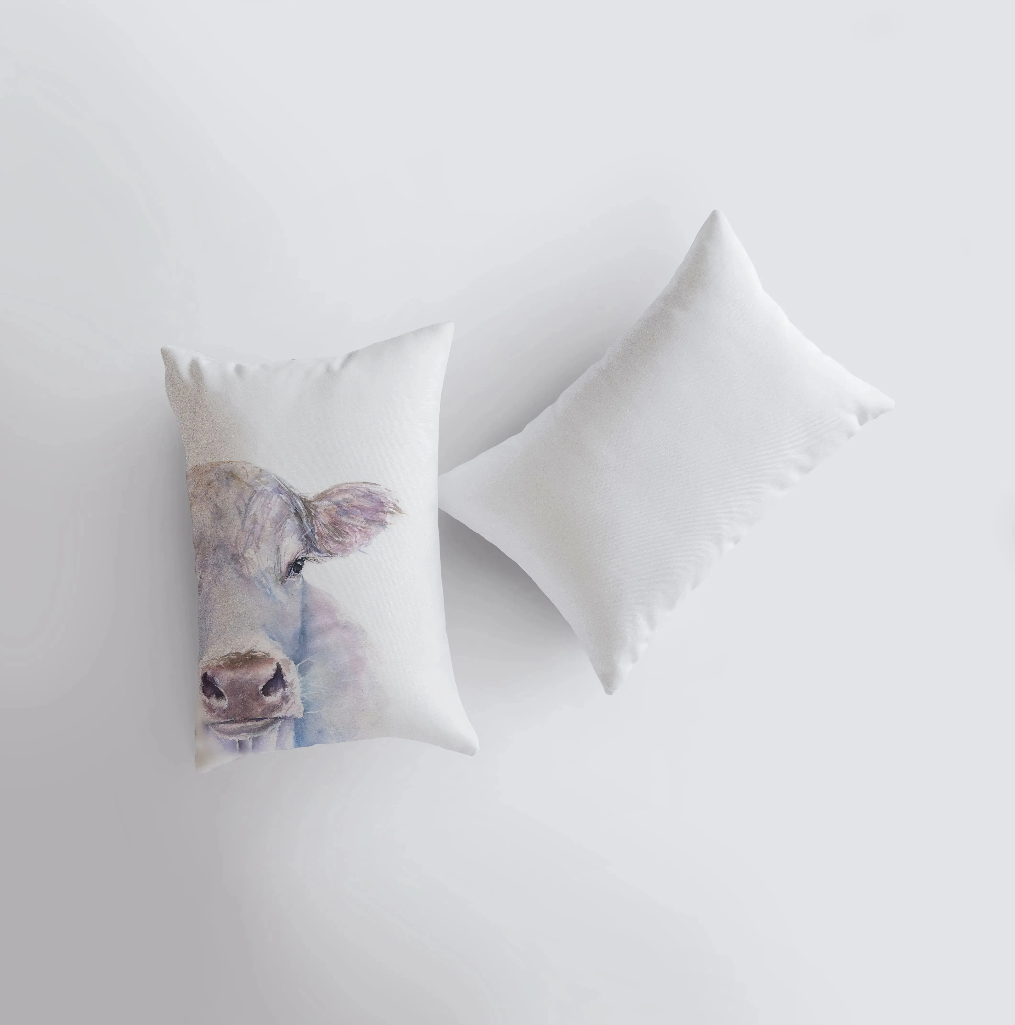 Cow | Farmhouse | Pillow Cover | 12x18 | Farm Animal | Home Decor | Country Farm Pillow | Farmhouse Decor | Throw Pillows | Room Deco
