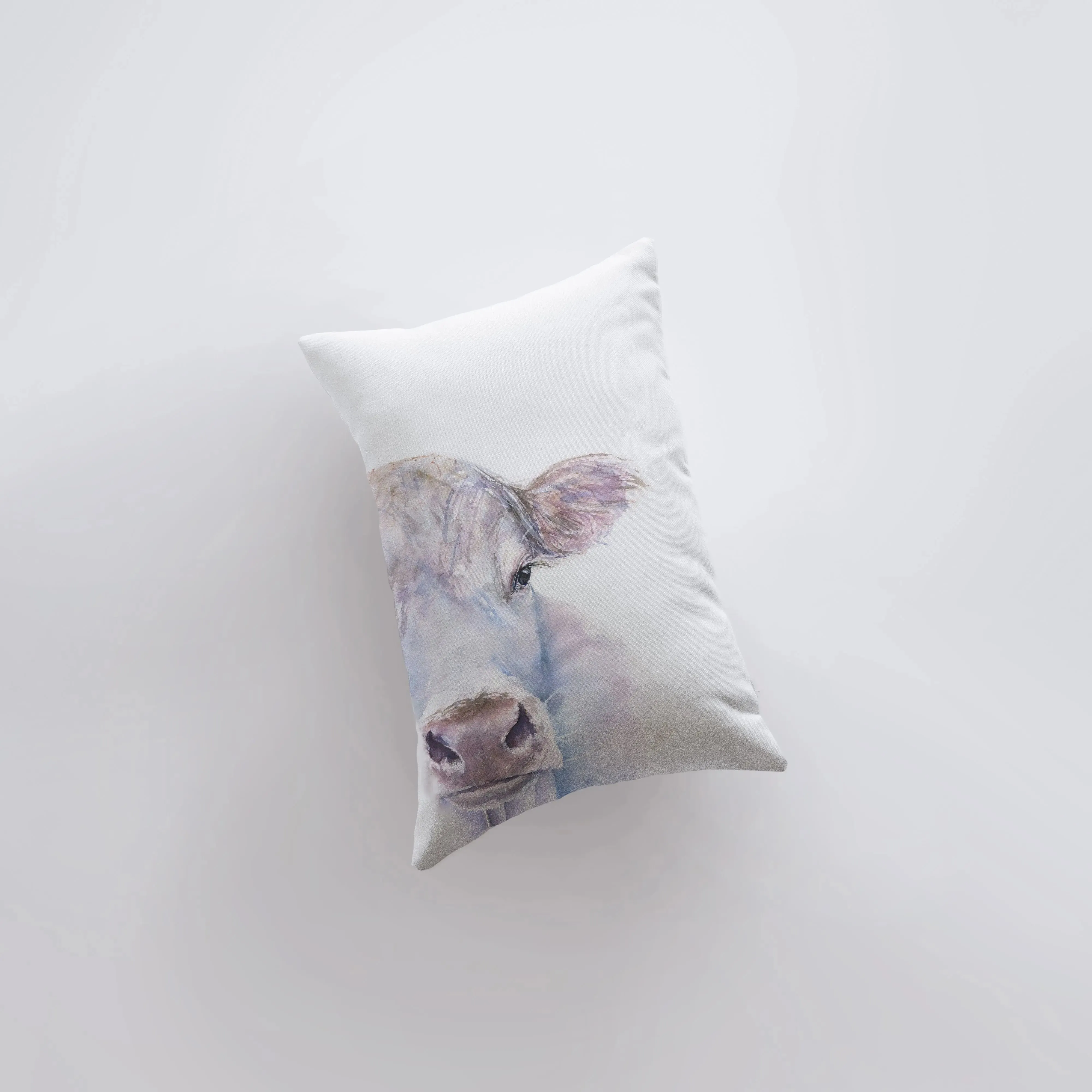 Cow | Farmhouse | Pillow Cover | 12x18 | Farm Animal | Home Decor | Country Farm Pillow | Farmhouse Decor | Throw Pillows | Room Deco