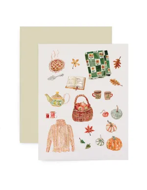 Cozy Fall Greeting Card