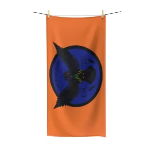 Crowgodshi First Generation Bathroom Towel, BLUE LOGO