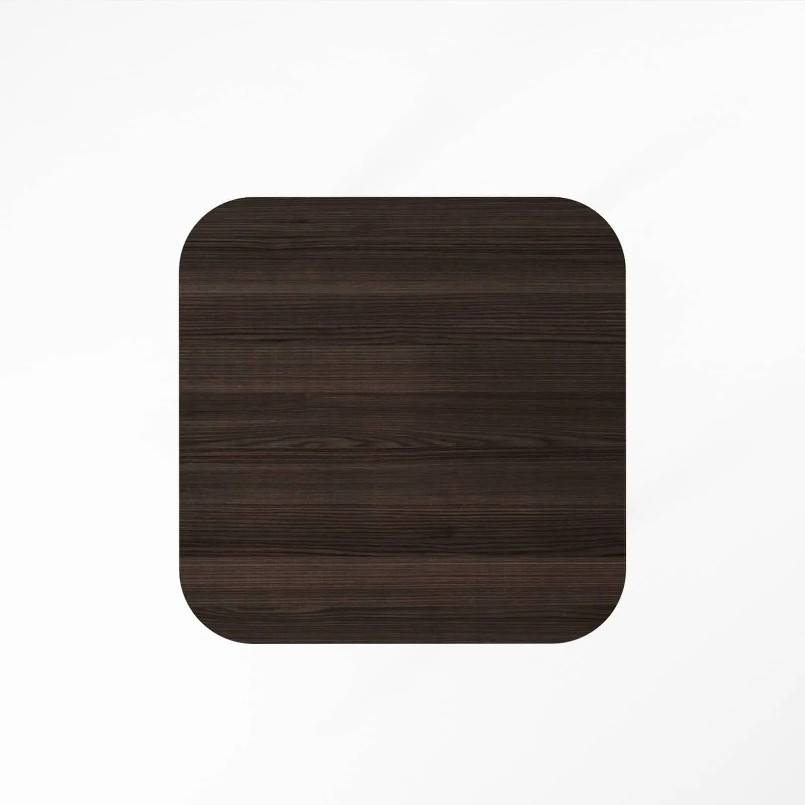 Curbus Square Dining Table - White Ash Dark Stained