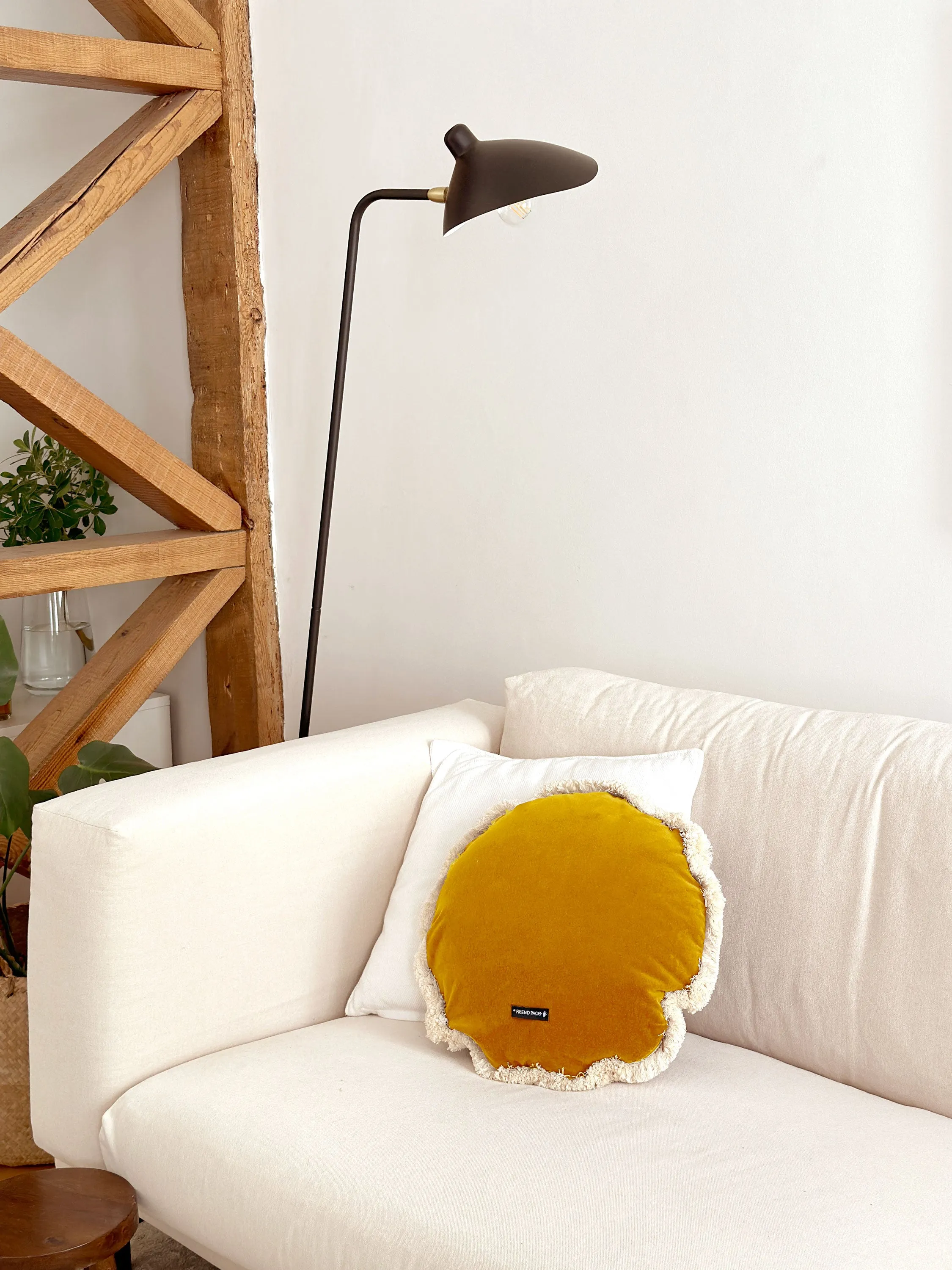 DAISY Round Velvet Pillows