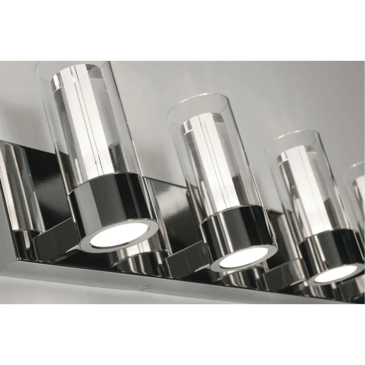 Delphia 27 in. 4 Lights LED Vanity Light Polished Chrome finish