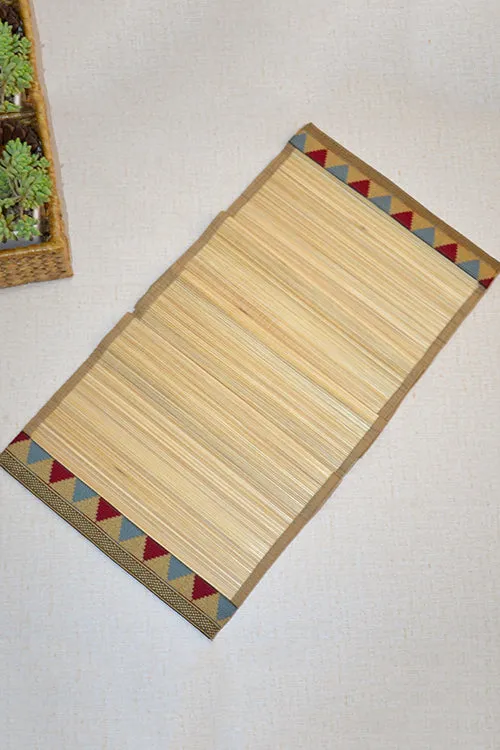 Dharini Bamboo Brocade Runner Medium Natural