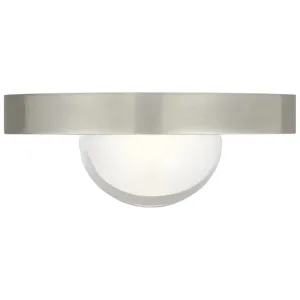 Ebell 5 in. LED Flush Mount Light Polished Nickel Finish