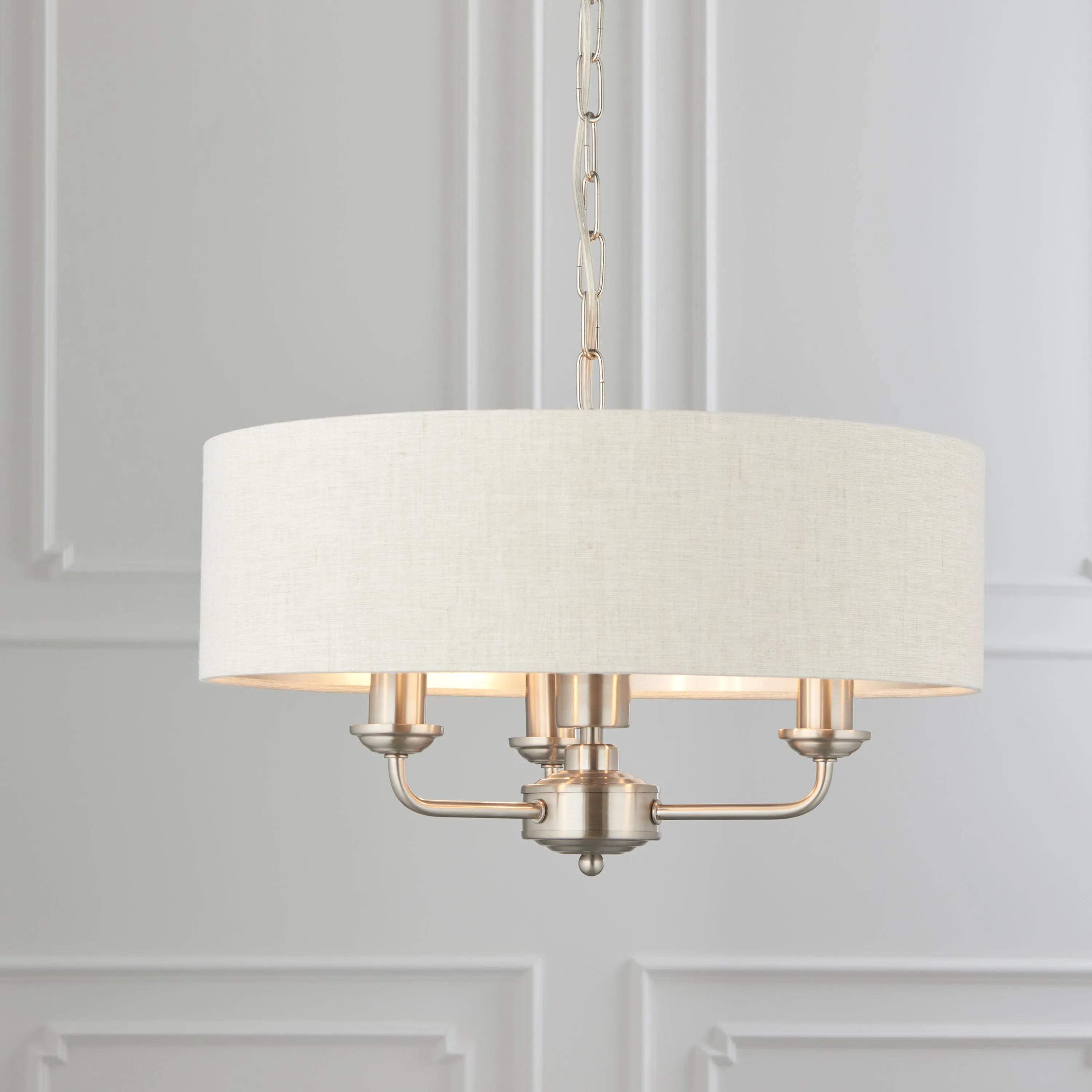 Eleanor Natural Shade Pendant Ceiling Light