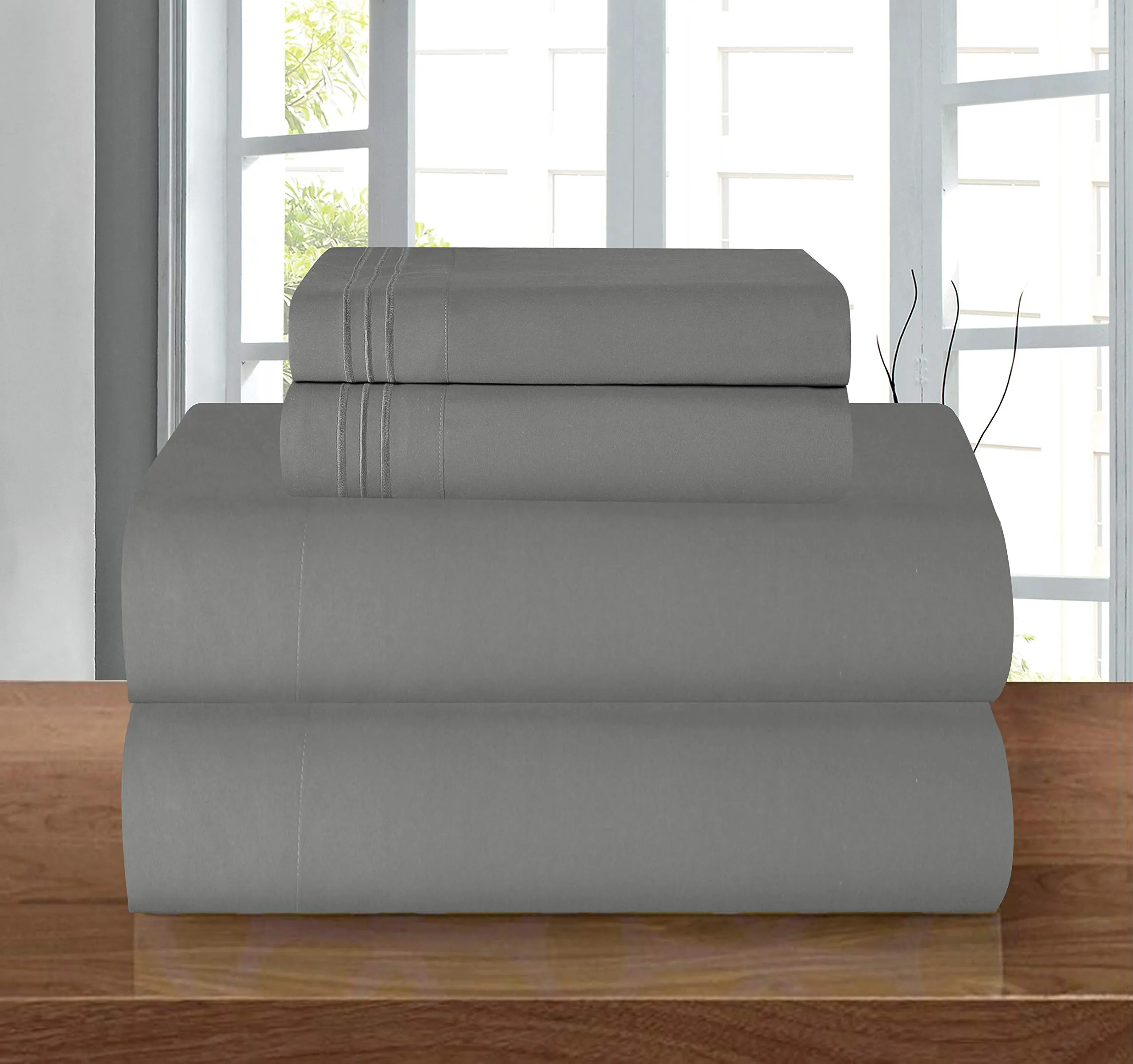 Elegant Comfort Luxury Soft 1500 Thread Count Egyptian 4-Piece Premium Hotel Quality