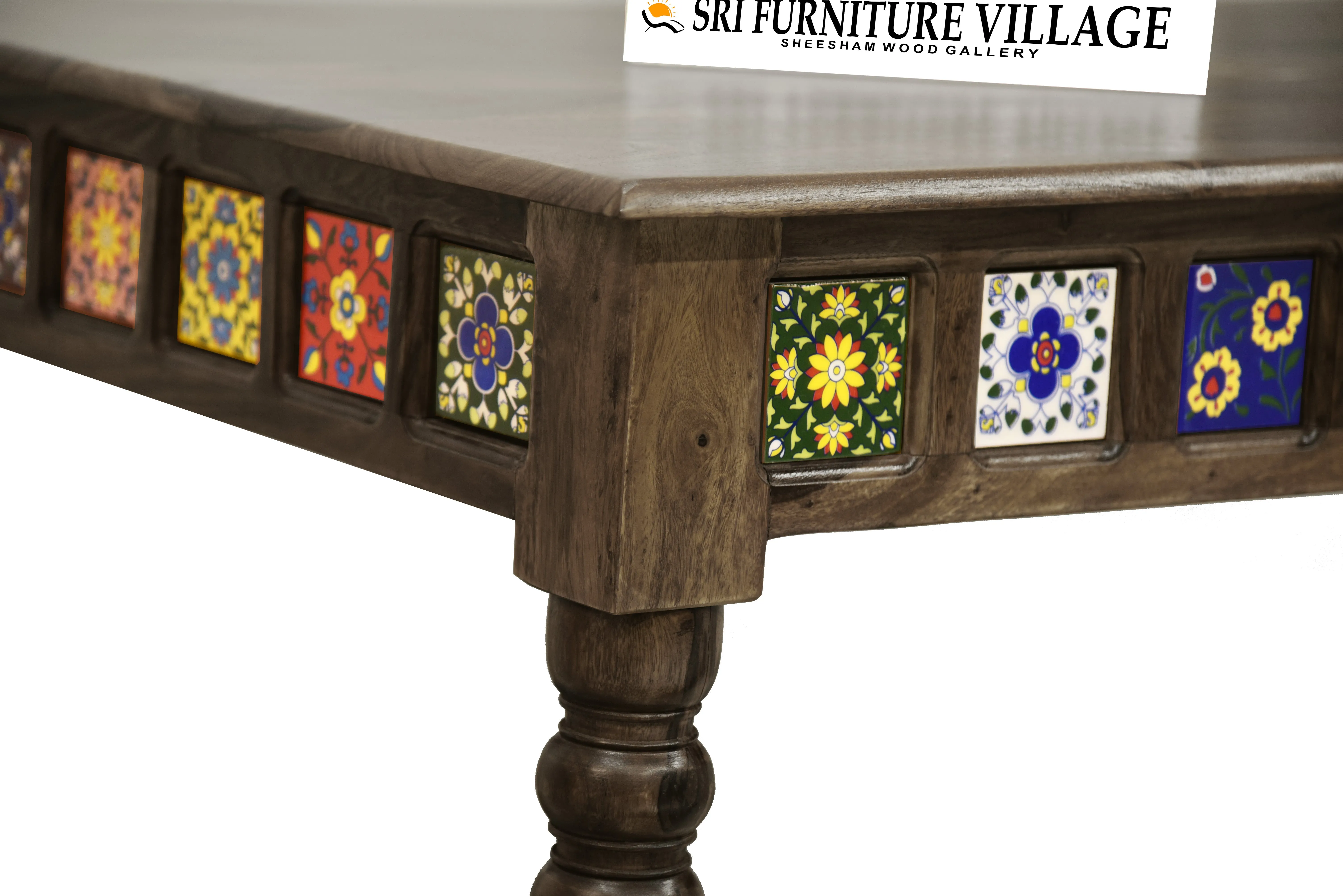 Elem Elegance 4 Seater Dining Table Set (Natural Finish) - 1181