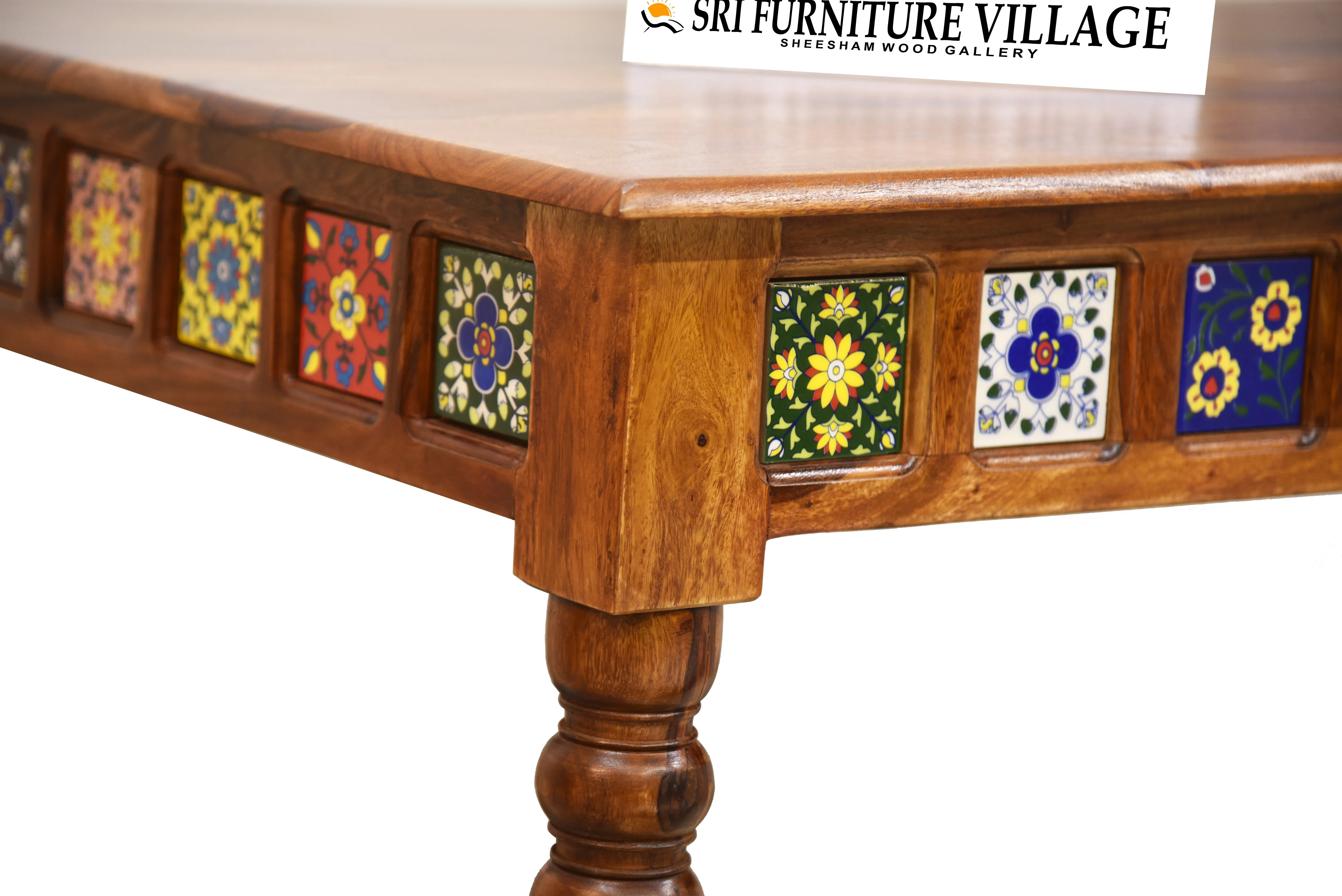 Elem Elegance 4 Seater Dining Table Set (Natural Finish) - 1181