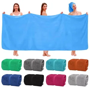 Extra Large Jumbo Bath Sheets Towel 150 x 200 cm 100% Cotton XXXL Towels 600gsm