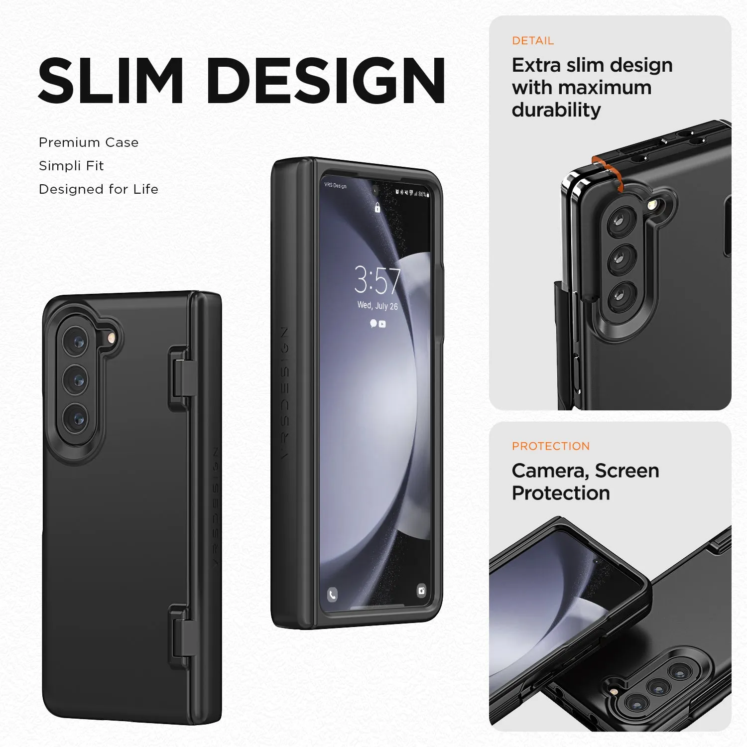 Galaxy Z Fold 5 5G Case Simpli Fit Series