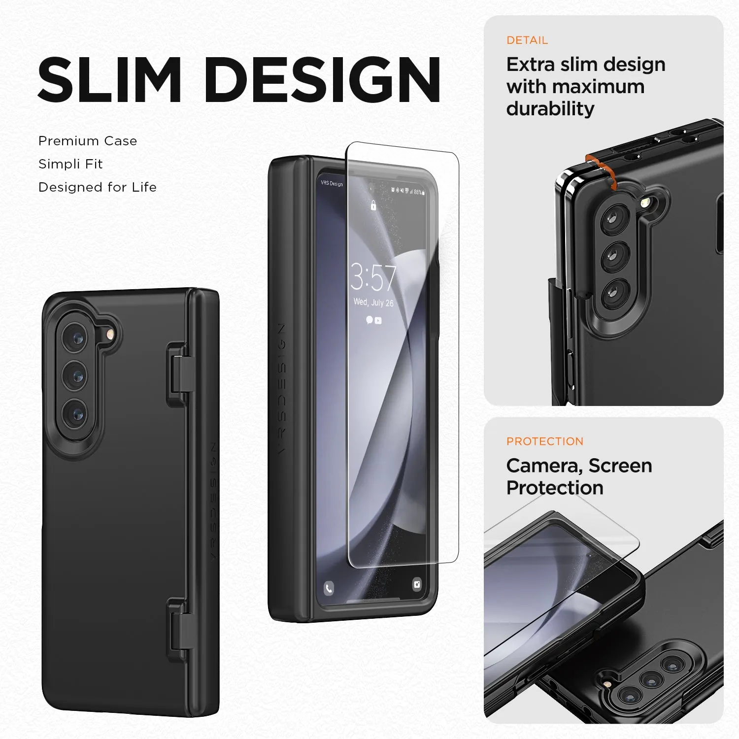 Galaxy Z Fold 5 5G Case Simpli Fit Series