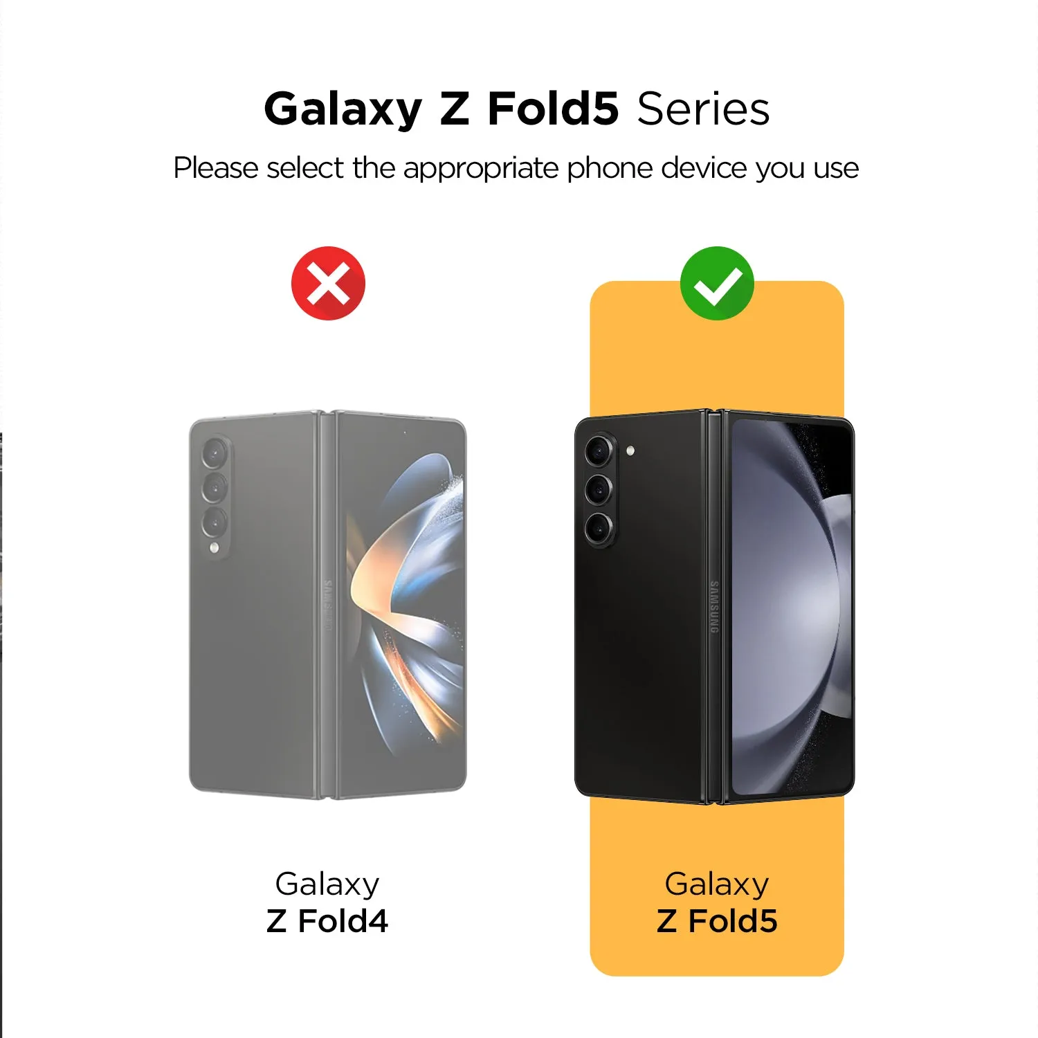 Galaxy Z Fold 5 5G Case Simpli Fit Series