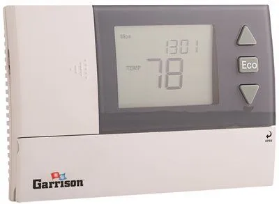 Garrison 7-Day/5 2 Day Programmable Digital Thermostat 2 Heat / 1 Cool 24 Vac & Battery Powered 2.6 Inch